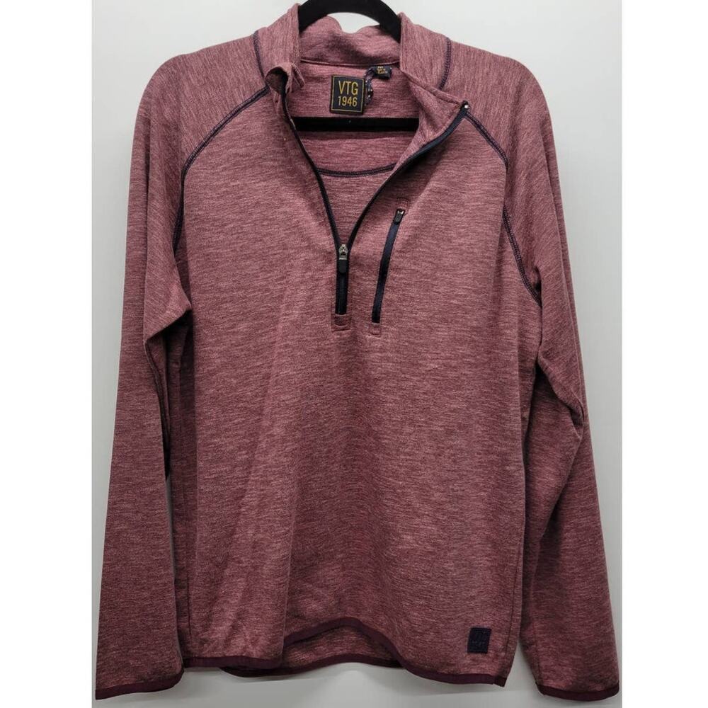 VTG 1946 Men's Quarter Zip Pullover Medium